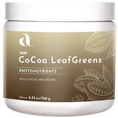 Cocoa Leaf Greens green juice.